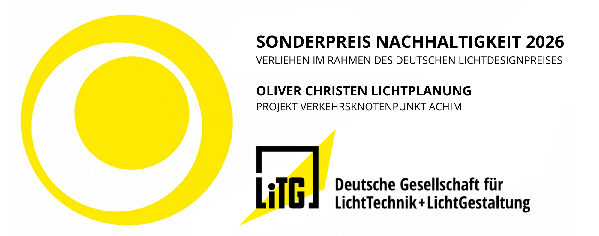 OC Lichtplanung - Sonderpreis Nachhaltigkeit 2026